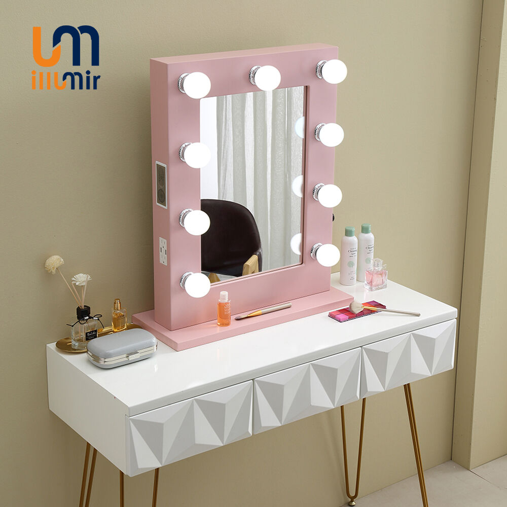 Hollywood LED Mirror 1008-02FW, Aluminum, 50x66cm, Dimmable, 3000K-6000K
