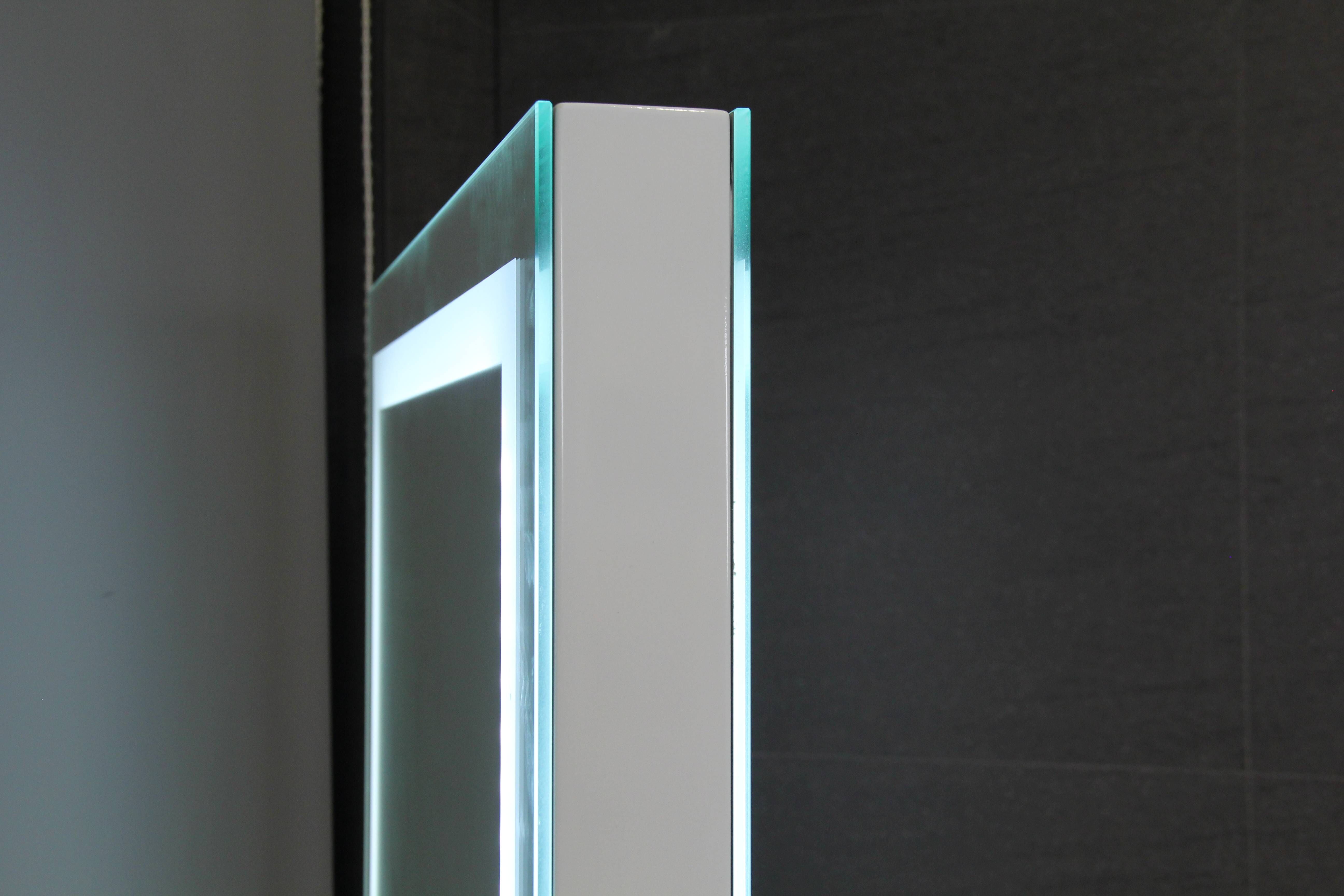Ergonomic Makeup Mirror YL1001-04 - Aluminum Frame - Dimmable LED Lights