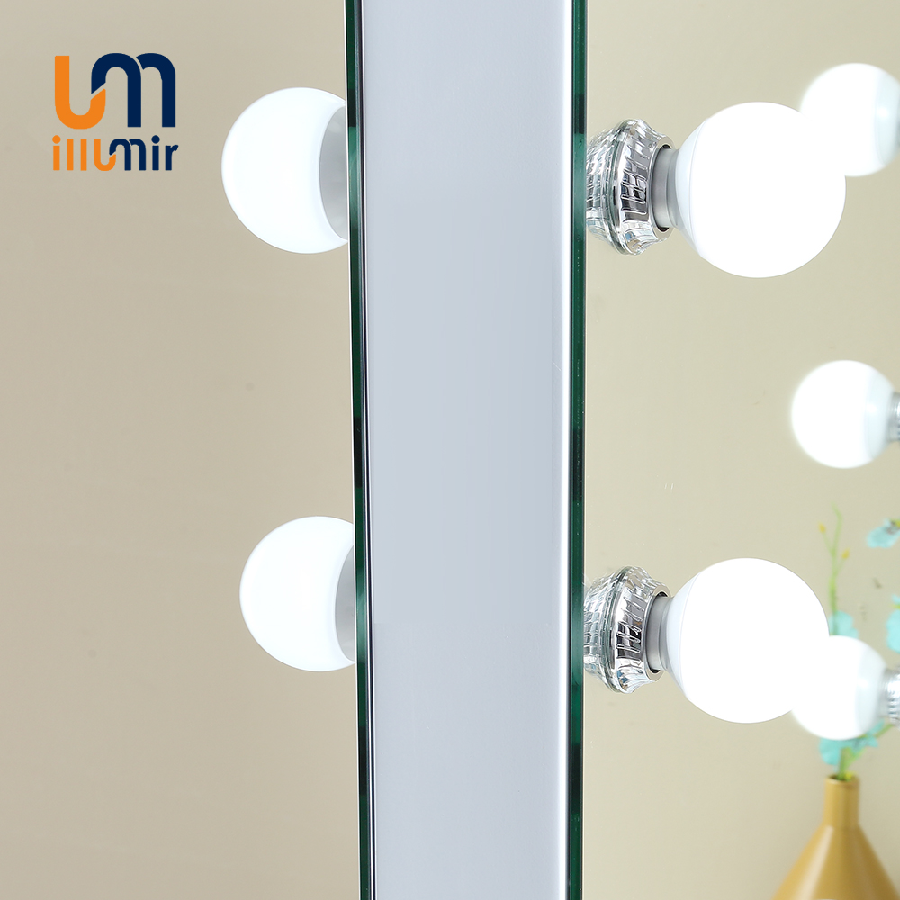 Hollywood LED Mirror, 1006-04Sx2/BSx2, Aluminum, Dimmable, Bluetooth, Rectangle