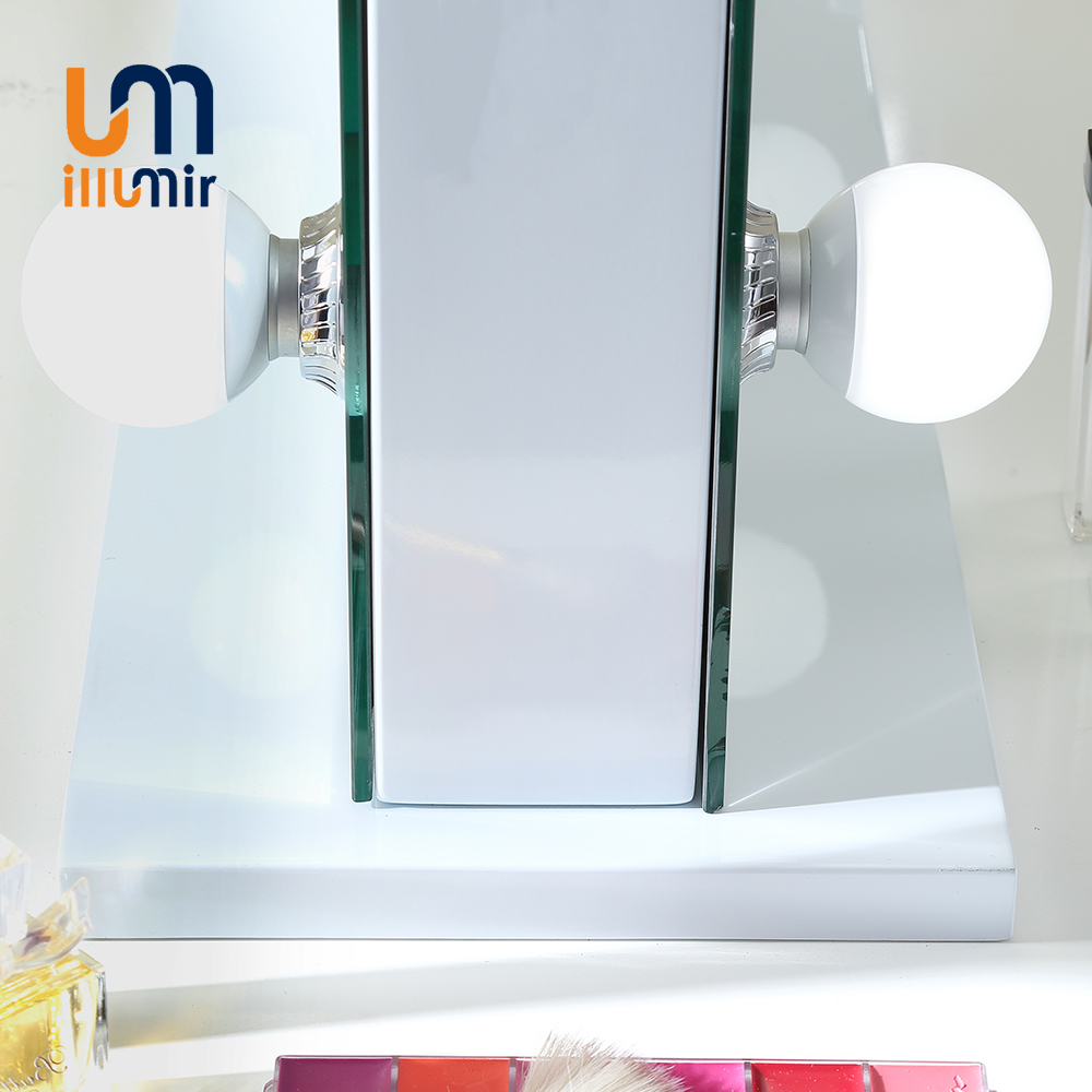 Hollywood LED Mirror, 1006-04Sx2/BSx2, Aluminum, Dimmable, Bluetooth, Rectangle