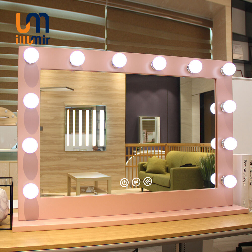 Hollywood LED Mirror 1008-02FW, Aluminum, 50x66cm, Dimmable, 3000K-6000K