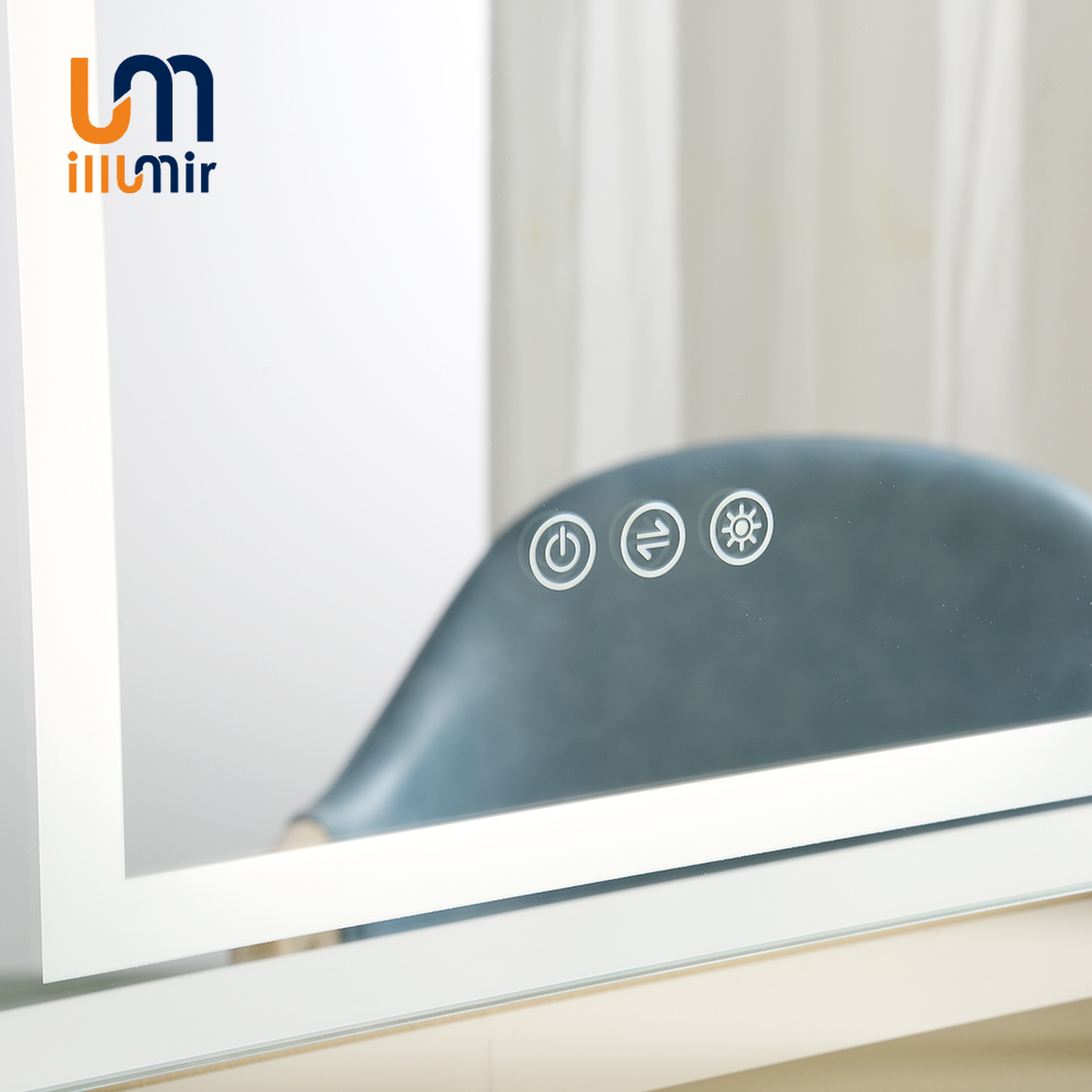 LED Rotatable 360° Mirror - YL1001-05 - Multicolor - SS/Al Frame