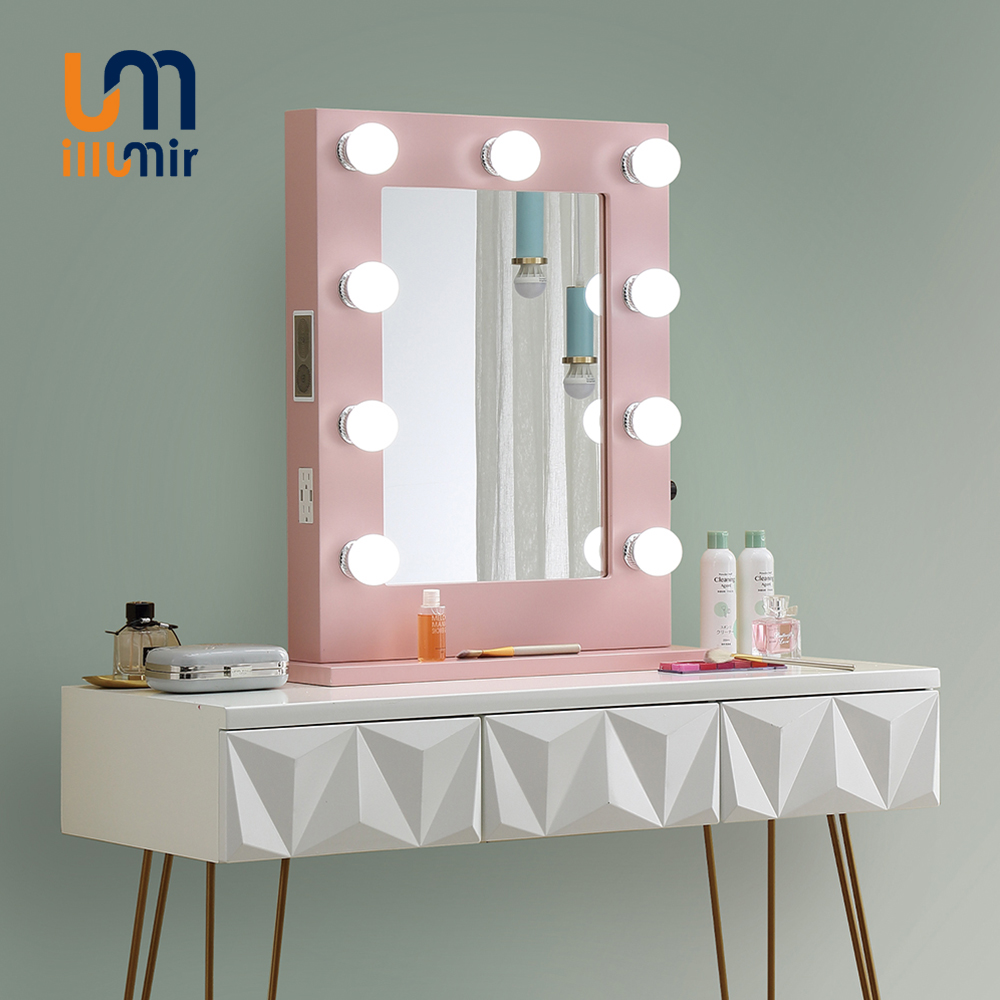 Hollywood LED Mirror 1008-02FW, Aluminum, 50x66cm, Dimmable, 3000K-6000K